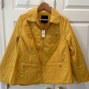 Talbots quilted jacket, NWT, size X